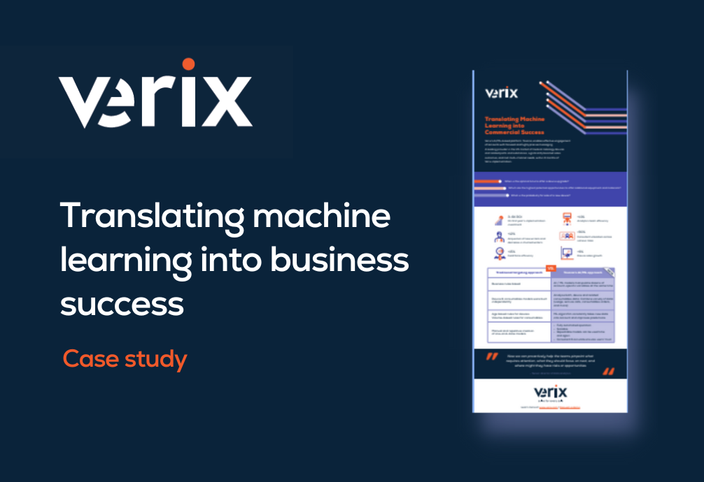 Case Study- Translating machine learning into business success