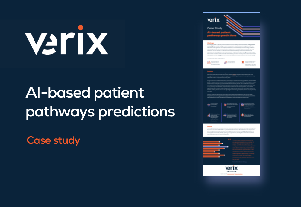 Case Study- AI-based patient pathways predictions